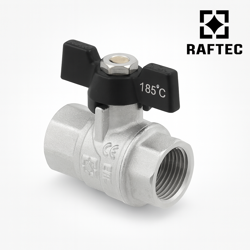 Guľové ventily FF motýľ RAFTEC