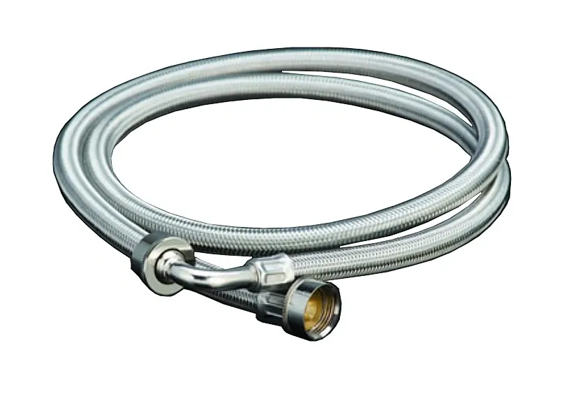 Práčková flexi hadica s kolenom F 3/4" x F 3/4" 150cm