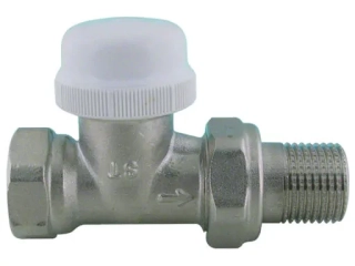 Termostatický priamy ventil s reguláciou 1/2"