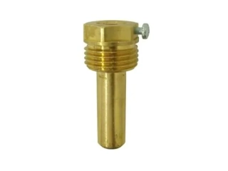 Mosadzná jímka na teplomer 1/2"x75 mm
