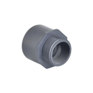 PVC prechod s vonkajším závitom 2" x 63 mm 