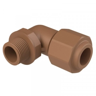 UNITWIST 90° Koleno s vonkajším závitom 3/4"x22 mm