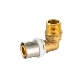 PEX-AL Koleno- vonkajší závit 16 x 1/2" – lisovacia tvarovka (TH)