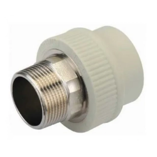 PPR DG prechod 25 x 3/4" s vonkajším kovovým  závitom