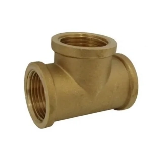 Mosadzný T-kus 1/4" FFF