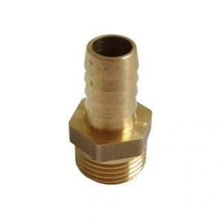 Mosadzný hadičník 1/2"x 14 mm vonkajší závit
