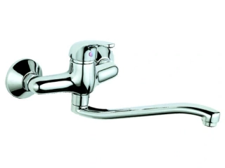 Drezová nástenná  batéria s ramienkom RS 22cm ,rozteč 150mm